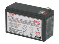 APC Replacement Battery Cartridge #2 - UPS-batteri - 1 x batteri - blysyre - svart - for P/N: AP250, BE550-KR, BK500IACH, BP300JPNP, BP500IACH, BX600CI-IN, CP27U13AZ3-F RBC2