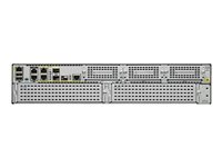 Cisco Integrated Services Router 4351 - Security Bundle - ruter 1GbE - WAN-porter: 3 - rackmonterbar ISR4351-SEC/K9
