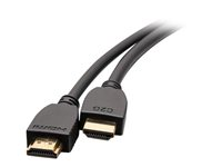 C2G 3ft (0.9m) Ultra High Speed HDMI® Cable with Ethernet - 8K 60Hz - Ultra High Speed - HDMI-kabel med Ethernet - HDMI hann til HDMI hann - 90 cm - svart - 8 K 60 Hz (7680 x 4320) støtte C2G10410
