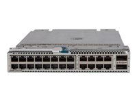 HPE - Utvidelsesmodul - Gigabit Ethernet / 10Gb Ethernet x 24 + QSFP+ x 2 JH182A