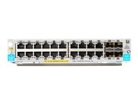 HPE - Utvidelsesmodul - Gigabit Ethernet (PoE+) x 20 + Gigabit Ethernet / 10 Gigabit SFP+ x 4 - for HPE Aruba 5406R, 5406R 16, 5406R 44, 5406R 8-port, 5406R zl2, 5412R, 5412R 92, 5412R zl2 J9990A