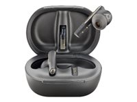 Poly Voyager Free 60 - True wireless-hodetelefoner med mikrofon - i øret - Bluetooth - aktiv støydemping - karbon sort - Certified for Microsoft Teams 220757-02