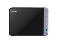 QNAP TS-632X-4G - NAS-server - 6 brønner - SATA 6Gb/s - RAID JBOD, 0, 1, 5, 6, 10, 50, 60 - RAM 4 GB - Gigabit Ethernet / 2.5 Gigabit Ethernet / 10 Gigabit Ethernet - iSCSI støtte TS-632X-4G