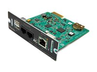 Schneider Electric Network Management Card 3 with Environmental Monitoring - Adapter for fjernstyrt administrasjon - Gigabit Ethernet AP9641X711