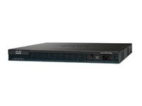 Cisco 2901 VPN ISM Module HSEC Bundle - Ruter - GigE - WAN-porter: 2 - rackmonterbar CISCO2901-HSEC+/K9