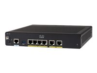 Cisco Integrated Services Router 931 - Ruter 4-portssvitsj - 1GbE - WAN-porter: 2 C931-4P