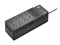 APC Back-UPS BE850G2 - UPS - AC 230 V - 520 watt - 850 VA - utgangskontakter: 8 - Storbritannia - svart BE850G2-UK