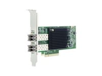 Emulex LPe35002 - Vertbussadapter - PCIe - 32Gb Fibre Channel x 2 - med Arve garantien til Dell-systemet ELLER ett års maskinvaregaranti - for PowerEdge FC640, R640, R6415, R740, R740xd, R740xd2, R7415, R7425, R840 406-BBTG