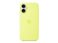 Apple - Baksidedeksel for mobiltelefon - MagSafe-samsvar - silikon - neongul - for iPhone 17 MGEV4ZM/A