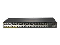HPE Aruba 2930M 40G 8 HPE Smart Rate PoE Class 6 1-slot Switch - Switch - L3 - Styrt - 36 x 10/100/1000 + 4 x kombo-Gigabit SFP + 8 x 1/2.5/5/10GBase-T (PoE Class 6) - rackmonterbar - PoE Class 6 (1440 W) R0M67A