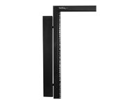 StarTech.com Vertical Cable Organizer with Finger Ducts - Vertical Cable Management Panel - Rack-Mount Cable Raceway - 0U - 6 ft. (CMVER40UF) - Kabelordner - 1.83 m - svart - 40U - for P/N: RK2537BKM, RK4242BK24, RK4242BK30 CMVER40UF