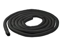 StarTech.com 15' (4.6m) Cable Management Sleeve, Flexible Coiled Cable Wrap, 1-1.5" diameter Expandable Sleeve, Polyester Cord Manager/Protector/Concealer, Black Trimmable Cable Organizer - Cable & Wire Hider (WKSTNCM2) - Kabelskjuler - svart - 4.6 m WKSTNCM2