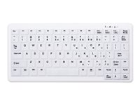 Active Key MedicalKey AK-C4110 - Tastatur - trådløs - 2.4 GHz - USA - hvit AK-C4110F-FUS-W/US