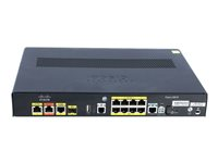 Cisco 891F - - ruter - - ISDN/Mdm 8-portssvitsj - 1GbE - rackmonterbar C891F-K9