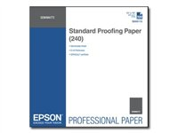 Epson Proofing Paper Standard - Halvmatt - 9 mille - 330 x 482 mm - 240 g/m² - 100 ark rettepapir - for SureColor SC-P10000, P20000, P6000, P7000, P7500, P8000, P9000, P9500, T3200, T5200, T7200 C13S045115