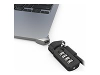 Compulocks Ledge Lock Adapter for MacBook Air 15" M2-M4 with Combination Cable Lock Silver - System, sikkerhetssett - kodelås MBALDG05CL
