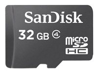 SanDisk - Flashminnekort - 32 GB - Class 4 - microSDHC - svart SDSDQM-032G-B35