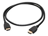 C2G 6ft 4K HDMI Cable with Ethernet - High Speed - UltraHD Cable - M/M - HDMI-kabel med Ethernet - HDMI hann til HDMI hann - 1.83 m - skjermet - svart 56783