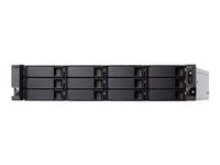 QNAP TS-h1886XU-RP R2 - NAS-server - 18 brønner - kan monteres i rack - SATA 6Gb/s - RAID 0, 1, 5, 6, 10, 50, JBOD, 60, RAID TP - RAM 32 GB - 2.5 Gigabit Ethernet / 10 Gigabit Ethernet - iSCSI støtte - 2U TS-H1886XU-RP-R2-D1622-32G