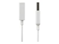 StarTech.com 3m White USB 2.0 Extension Cable Cord - A to A - USB Male to Female Cable - 1x USB A (M), 1x USB A (F) - White, 3 meter (USBEXTPAA3MW) - USB-forlengelseskabel - USB (hunn) til USB (hann) - USB 2.0 - 3 m - formstøpt - hvit - for P/N: MSDREADU2OTG, USBEXTPAA1MW, USBEXTPAA2MW, USBPAUB1MW, USBPAUB2MW, USBPAUB50CMW USBEXTPAA3MW