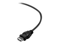 Belkin - USB-forlengelseskabel - USB (hann) til USB (hunn) - USB 2.0 - 3 m F3U153BT3M