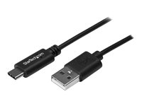 StarTech.com 0.5m USB C to USB A Cable - M/M - USB 2.0 - USB-C Charger Cable - USB 2.0 Type C to Type A Cable - USB A to C (USB2AC50CM) - USB-kabel - USB (hann) til 24 pin USB-C (hann) - USB 2.0 - 50 cm - svart - for P/N: DKT30CVAGPD USB2AC50CM