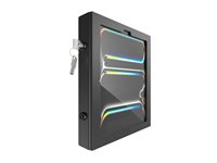 Compulocks iPad Pro M4 13" (2024), Apex Enclosure Portable Floor Stand - Monteringssett (hus, stativ) - synlige foran/bak kamera og sensorer - for nettbrett - fast 45 grader - låsbar - metall - svart - skjermstørrelse: 13" - plassering på gulv - for Apple 13-inch iPad Pro M4 Wi-Fi, M4 Wi-Fi + Cellular 147B13PAPX4B