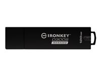 IronKey D300S Managed - USB-flashstasjon - kryptert - 128 GB - USB 3.1 Gen 1 - FIPS 140-2 Level 3 - TAA-samsvar IKD300SM/128GB