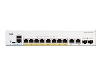 Cisco Catalyst 1200-8FP-2G - Switch - L3 - smart - 8 x 10/100/1000 (PoE+) + 2 x kombo Gigabit SFP/RJ-45 - rackmonterbar - PoE+ (120 W) C1200-8FP-2G