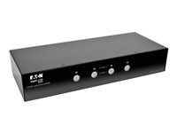 Eaton Tripp Lite series 4-Port DisplayPort KVM Switch w/Audio, Cables and USB 3.0 SuperSpeed Hub - KVM / lyd / USB-svitsj - 4 x KVM/lyd/USB - 1 lokalbruker - stasjonær B004-DPUA4-K