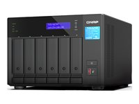 QNAP TVS-H674T - NAS-server - 6 brønner - SATA 6Gb/s - RAID 0, 1, 5, 6, 10, JBOD, 50 - RAM 32 GB - 2.5 Gigabit Ethernet - iSCSI støtte TVS-H674T-I5-32G