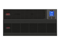 APC Easy UPS On-Line SRV - UPS (kan monteres i rack) - AC 230 V - 5000 watt - 5000 VA - 9 Ah - RS-232, USB - utgangskontakter: 1 - 5U - RAL 7010 - med Rail Kit SRV5KRILRK