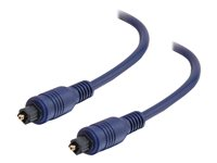 C2G Velocity - Digital audiokabel (optisk) - TOSLINK hann til TOSLINK hann - 3 m - fiberoptisk 80325