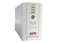 APC Back-UPS CS 650 - UPS - AC 230 V - 400 watt - 650 VA - RS-232, USB - utgangskontakter: 4 - beige BK650EI