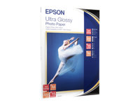 Epson Ultra Glossy Photo Paper - Blank - A4 (210 x 297 mm) 15 ark fotopapir - for EcoTank ET-1810, 2810, 2811, 2814, 2815, 2820, 2825, 2826, 2850, 2851, 2856, 4800, 4850 C13S041927