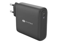 HyperJuice - Strømadapter - AC 100-240 V - 100 watt - utgangskontakter: 1 - Europa - svart - for Google Chromebook HJG100EUZ