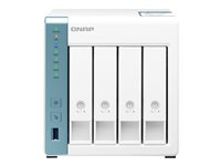 QNAP TS-431P3-2G - NAS-server - 4 brønner - SATA 6Gb/s - RAID 0, 1, 5, 6, 10, JBOD, 5 hot spare, 6 hot spare, 10 hot spare, 1 aktiv reservedel - RAM 2 GB - 2.5 Gigabit Ethernet - iSCSI støtte TS-431P3-2G