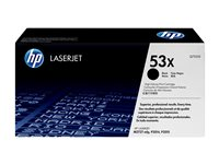 Q7553X-PROMOKIT inneholder 2 stkQ7553XHP LaserJet Black Print Cartridge with Smart Printing Technology, 7000pPasser til HP LaserJet P2015/M2727-series Q7553X-PROMOKIT