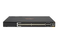 HPE Aruba CX 8360-32Y4C - Switch - L3 - Styrt - 32 x 1/10/25 Gigabit Ethernet SFP / SFP+ / SFP28 + 4 x 40/100 Gigabit QSFP+ / QSFP28 - front til bakside-luftflyt - rackmonterbar - AC JL700C#ABB