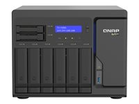 QNAP TS-h886 - NAS-server - 8 brønner - SATA 6Gb/s - RAID 0, 1, 5, 6, 10, 50, JBOD, 60, RAID TP, TM - RAM 8 GB - 2.5 Gigabit Ethernet - iSCSI støtte TS-H886-D1602-8G