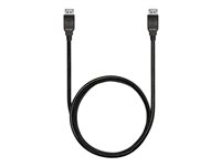 Kensington DisplayPort 1.4 (M/M) Cable, 6ft - DisplayPort-kabel - DisplayPort (hann) låst til DisplayPort (hann) låst - DisplayPort 1.4 - 1.83 m - 8K-støtte - svart K33021WW