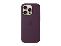 Apple - Baksidedeksel for mobiltelefon - MagSafe-samsvar - silikon - plomme - for iPhone 16 Pro MYYM3ZM/A