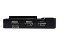 StarTech.com 7 Port USB Hub - 2 x USB 3A, 4 x USB 2A, 1 x Dedicated Charging Port - Multi Port Powered USB Hub with 20W Power Adapter (ST7320USBC) - Hub - 2 x SuperSpeed USB 3.0 + 4 x USB 2.0 - stasjonær - for P/N: MSDREADU3CA, SDMSDRWU3AC, USB312SAT3CB, USB315CB2M, USBLTM1MBK, USBLTM1MWH ST7320USBC