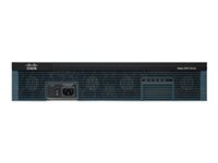 Cisco 2921 VPN ISM Module HSEC Bundle - Ruter 1GbE - WAN-porter: 3 - rackmonterbar CISCO2921-HSEC+/K9