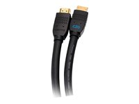 C2G 35ft 4K HDMI Cable - In-Wall CMG (FT4) Rated - Performance Series - High Speed - HDMI-kabel - HDMI hann til HDMI hann - 10.7 m - svart - 4 K 30 Hz (4096 x 2160) støtte C2G10388