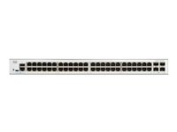 Cisco Catalyst 1300-48T-4G - Switch - L3 - Styrt - 48 x 10/100/1000Base-T + 4 x 1 Gigabit SFP - rackmonterbar C1300-48T-4G