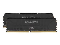 Ballistix - DDR4 - sett - 64 GB: 2 x 32 GB - DIMM 288-pin - 3600 MHz / PC4-28800 - CL16 - 1.35 V - ikke-bufret - ikke-ECC - svart BL2K32G36C16U4B