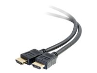 C2G 5.5m (18ft) Premium High Speed HDMI Cable with Ethernet - 4K 60Hz - Premium High Speed - HDMI-kabel med Ethernet - HDMI hann til HDMI hann - 5.5 m - skjermet - svart - 4K-støtte 80987