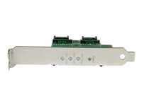 StarTech.com 3-port M.2 SSD (NGFF) Adapter Card - Supports 1x PCIe (NVMe) M.2 SSD, 2x SATA III M.2 SSDs - PCIe 3.0 Adapter (PEXM2SAT32N1) - Grensesnittsadapter - M.2 - M.2 Card / SATA 6Gb/s - PCIe 3.0 PEXM2SAT32N1