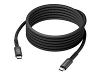 dbramante1928 IT - USB-kabel - 24 pin USB-C (hann) til 24 pin USB-C (hann) - 3 m - USB Power Delivery (100 W), flettet kabel - svart CB30CCBL7236